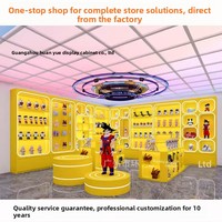 Vitrine d'animation avec peinture effet cuivre et éclairage LED pour jeux vidéo, machines à poupées, magasins et présentoirs de points de fidélité