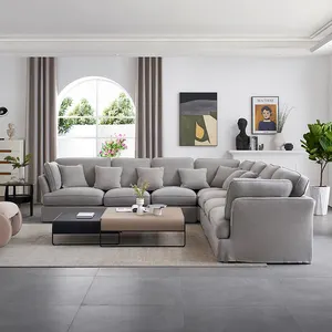 Sofá seccional, sala de estar, sofá seccionais, móveis de design moderno