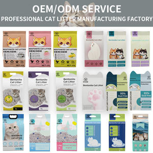 Arena para Gatos de Bentonita Blanca OEM, Inodora, Sostenible, de Aglutinación Rápida, Venta al por Mayor a Granel, Productos para Mascotas - Product Image 4