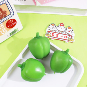 Juguete Antiestrés de Pimiento Grande y Colorido de Material TPR Suave, de Compresión Lenta, Promocional, con Logotipo Personalizado - Product Image 6