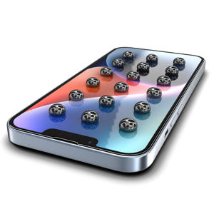 2er-Pack 2.5D Staubentfernender HD-Klarer Displayschutz für iPhone16 Pro Max Anti-Spy Gehärtetes Glas für Samsung mit Easyapp - Product Image 3