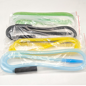 Pipa de narguile de plástico a precio de fábrica, venta al por mayor, pipa de narguile desechable colorida con logotipo personalizado portátil rico - Product Image 2