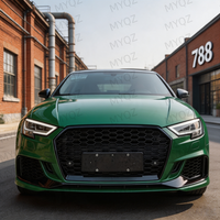 Nouveau kit de carrosserie de conversion style RS3 pour Audi A3 8VPA berline et Sportback 2017-2020, fixation par boulons, ajustement universel, comprend le pare-chocs avant