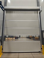 Portes enroulables en PVC imperméables pour salles blanches, destinées à l'industrie pharmaceutique et alimentaire