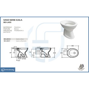 WC mural Kaila de style européen sans bride, réservoir encastré avec double chasse, cuvette allongée en céramique, toilette monobloc - Product Image 2