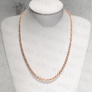 पुरुषों की एस 925 स्टर्लिंग सिल्वर vv d रंग मोइससानाइट हिप हॉप चोकर नेच लिंक डायमंड कट एडजस्टेबल क्यूबन वेडिंग - Product Image 4