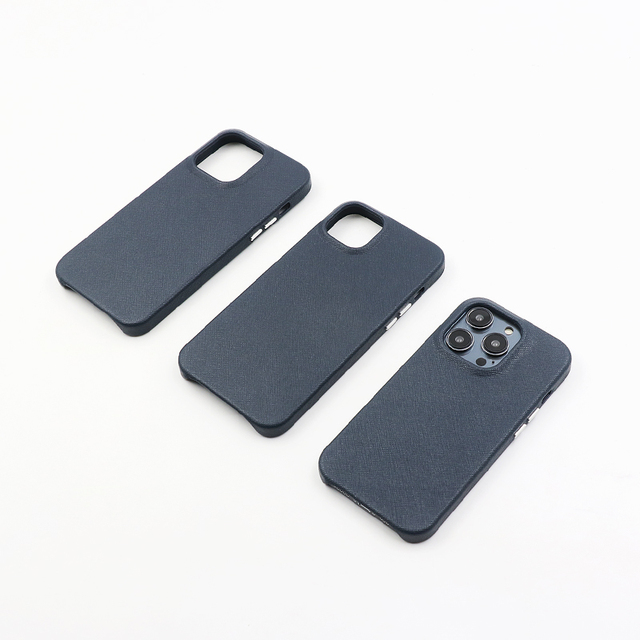 Wholesale Genuine Leather case for iphone 14 13 Pro Max Leather case with apple logo