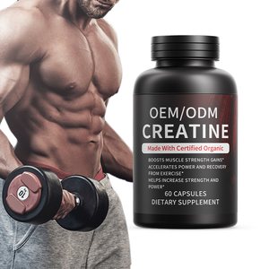 Kapsul Creatine Label Pribadi OEM Pra-Latihan untuk Ukuran dan Kekuatan Otot, Suplemen Creatine Monohydrate dalam Bentuk Kapsul - Product Image 2