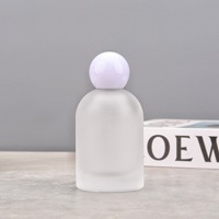 100ML lege fles, mat, ovaal, plastic, ronde dop, zilveren spuitkop, glazen schroefdop, spuitfles met drukknop, parfumfles