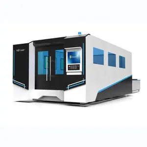 Tốc độ cao an toàn 6000 Wát sợi laser 1500*3000 mét CNC kim loại tấm Máy cắt