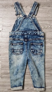 Bufa <span class=keywords><strong>Salopette</strong></span> pour enfants en denim unisexe pleine longueur de haute qualité Barboteuses pour bébés garçons coupe ajustée pour enfants - Product Image 2