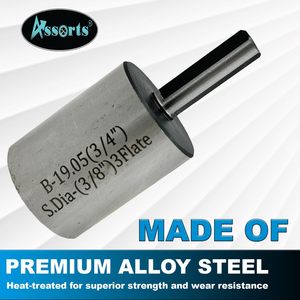 Adaptador de mandril plano redondo de acero al carbono para herramientas industriales, con componentes de cojinete, vástago hembra de 3/4, compatible con Weldon - Product Image 6