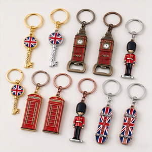 Porte-clés en émail personnalisé, souvenirs de <span class=keywords><strong>plage</strong></span>, cadeaux d'hôtel, Mexique, <span class=keywords><strong>Barcelone</strong></span>, Londres, Hawaï, Jamaïque, porte-clés de voyage - Product Image 2