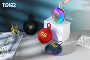 Altavoz DJ para Exteriores OEM T&G TG422 Mini con Iluminación LED RGB de 5W, Karaoke, Audio Portátil, Bluetooth, Reloj Despertador, Altavoz Inalámbrico para el Hogar - Product Image 6