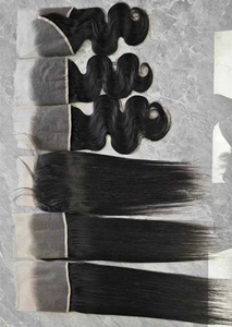 Frontale in Pizzo HD 13x6 Indiano con Cuticole Allineate, Ultra Sottile, Invisibile, Pre-Sfoltito, Densità 180, Parte Libera - Product Image 2