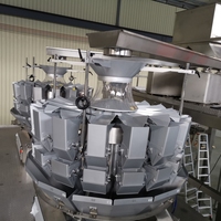 Machine de remplissage emballage entièrement numérique à plusieurs têtes personnalisée pour fromage, biscuit au riz, biscuits aux algues, mini collation