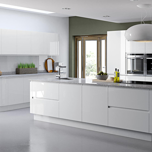 Mobili da Cucina <span class=keywords><strong>Bianchi</strong></span> Lucidi Personalizzati, Fornitore di Armadi da Cucina Moderni Lucidi, Set di Mobili da Cucina <span class=keywords><strong>Bianchi</strong></span> per la Casa - Product Image 5