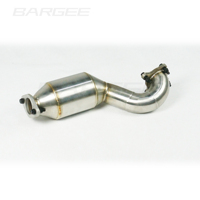 Bargee 300-Zellen-Fallrohr für Volkswagen Beetle 2012-UP 1.4T Performance-Auspuffrohr mit Katalysator
