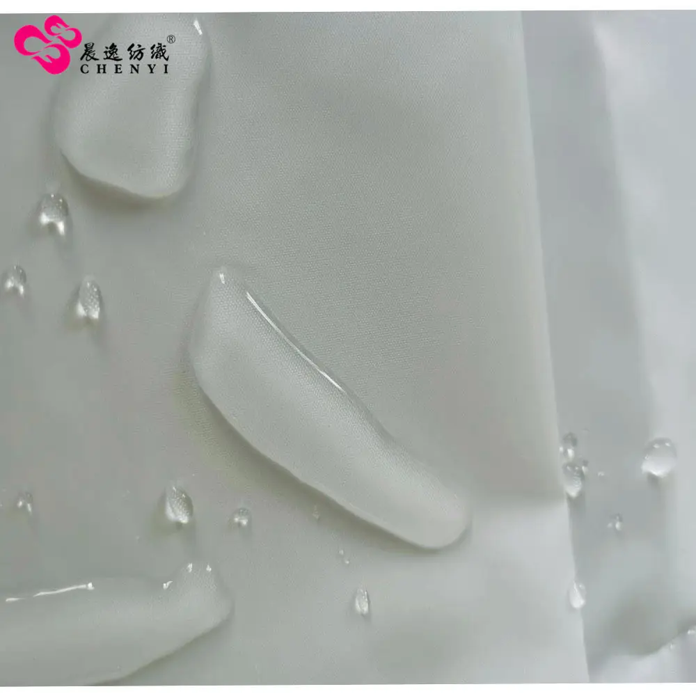 China têxtil 100 saco de tecido de poliéster com revestimento à prova d' água