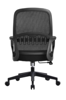 Chaise de bureau exécutive moderne B127, confortable, pivotante, ergonomique, inclinable, avec dossier en maille intégrale, blanche, avec repose-pieds