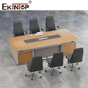 Mesa de Conferencia Ekintop KT-MT2512, Panel Moderno para Sala de Reuniones, Muebles de Oficina, Mesa Larga de Combinación Libre - Product Image 4