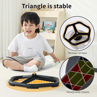 Chaise sensorielle rotative en forme d'éléphant à 360 degrés pour enfants avec base antidérapante, chaise robuste en plastique et métal pour tout-petits, Noctilucence