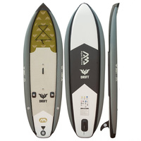 10 'x 38 ''x 6'' DOUBLE SKINNED Drop Stitch Trois Chambres Séparées FISHING SUP Planche Gonflable