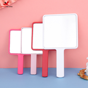 Wholesale Custom Logo Gift Square Handheld <b>Mirror</b> Portable Small Makeup <b>Mirror</b> <b>Compact</b> Cosmetic <b>Mirror</b> GZ RTS Bulk Mixed Order - Product Image 1