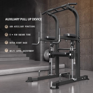 Barra de tracción de alta calidad, torre de potencia, estación de inmersión, equipo de entrenamiento de fuerza, altura ajustable - Product Image 2