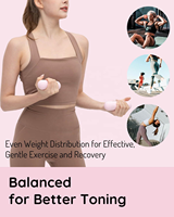 En gros Ensemble de haltères en silicone portables pour la musculation à domicile, le yoga et le Pilates