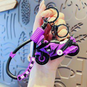 2025 nouveau Silicone dessin animé chat <span class=keywords><strong>porte</strong></span>-<span class=keywords><strong>clés</strong></span> romantique Couple sac pendentif pour voiture moto Cool Feng Shui conception doux cadeau - Product Image 5