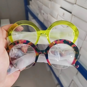 2025 nouvelle mode mixte en gros acétate cadre lunettes <span class=keywords><strong>de</strong></span> haute qualité <span class=keywords><strong>grande</strong></span> <span class=keywords><strong>taille</strong></span> épais acétate lunettes cadres pour femmes et hommes - Product Image 1