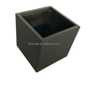 Vente chaude Usine Fiberstone Jardinières Décor Extérieur Ciment Béton Grands Pots De Plantes Artificielles Avec Des Fleurs - Product Image 4
