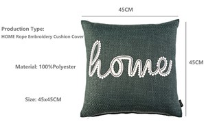 <span class=keywords><strong>Funda</strong></span> <span class=keywords><strong>de</strong></span> Cojín Bordada con Cuerdas Personalizada <span class=keywords><strong>de</strong></span> Fábrica, Decoración Nórdica para el Hogar, <span class=keywords><strong>Funda</strong></span> <span class=keywords><strong>de</strong></span> Almohada para Venta al Por Mayor - Product Image 2