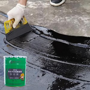 Revêtement imperméabilisant à base d'eau en polyuréthane à bulles haute performance pour les projets de construction de murs de sous-sol, de carrelage et de tunnels - Product Image 1
