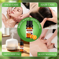 Huile essentielle d'orange pure à 100% personnalisée, 10 ml, qualité thérapeutique, huile d'aromathérapie naturelle pour diffuseur, massage, soin de la peau