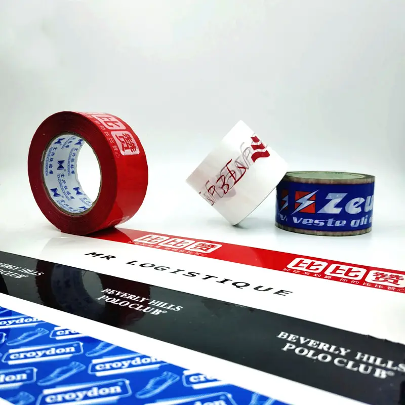인쇄 된 OPP Bop 접착제 브랜드 소포 씰링 배송 브랜드 로고 포장 맞춤형 패키지 포장 맞춤형 테이프