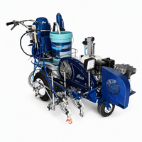 Machine de marquage routier sans air à haute pression, à moteur autopropulsé, à pompe hydraulique 12L, peinture à froid, SanWin, largeur de traçage 50-900 mm