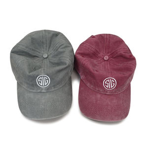 Gorra de Béisbol Estilo Dad Vintage Lavada Personalizada con Bordado Multicolor de Sarga - Estilo Urbano Deportivo de Tela Común - Product Image 3