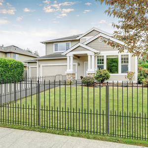 Arco Metálico Decorativo para Jardín, Valla para Perros sin Excavación, para Paneles con Poste de 3 Pies por 6 - Product Image 3