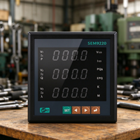 Meter Energi Tiga Fasa untuk Rumah Tangga, Industri, IoT, Telekomunikasi, Input CT PT, RS485 Modbus, Panel Mount, kWh Meter
