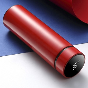 Bouteille d'eau <span class=keywords><strong>isotherme</strong></span> en acier inoxydable avec affichage de la température par capteur, étanche, à LED, vente en gros, tasse intelligente - Product Image 1