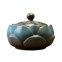 Keramische sandelhoutgeurende, milieuvriendelijke, langdurige decoratieve muggenspiraal & wierookbrander, creatieve huisdecoratie