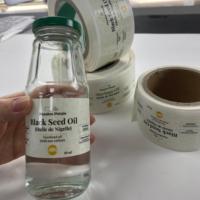 Autocollants en vinyle pour gobelets de boissons, étiquettes personnalisées en papier pour bouteilles cosmétiques, imperméables et durables pour l'emballage commercial