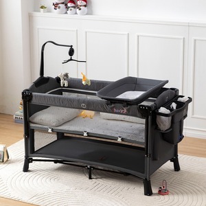 Tienda <span class=keywords><strong>de</strong></span> campaña moderna con mosquitera para <span class=keywords><strong>cuna</strong></span> lateral, <span class=keywords><strong>cuna</strong></span> <span class=keywords><strong>de</strong></span> <span class=keywords><strong>viaje</strong></span> grande y plegable para recién nacidos y bebés para dormitorio, comedor y uso escolar - Product Image 1