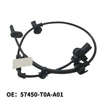 Nouveau capteur de vitesse de roue ABS noir de haute qualité BST pour modèles CRV RM 2012-2016 57455-T0a-A01 57450-T0a-A01