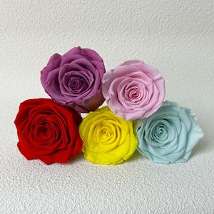 Rose éternelle conservée, fleur de 5 à 6 cm, grand coffret cadeau, bouquet en gros de Chine - Product Image 2
