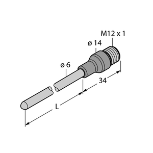 Sonde de détection de température Turck TP-206A-CF-H1141-L400 pour le contrôle des processus industriels en stock - Product Image 2
