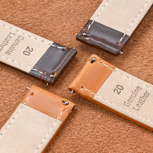 Bracelet de montre en cuir véritable huilé vintage pour <span class=keywords><strong>Tissot</strong></span> 18mm 20mm 22mm, bracelet de montre en cuir de vachette de première qualité, universel - Product Image 2
