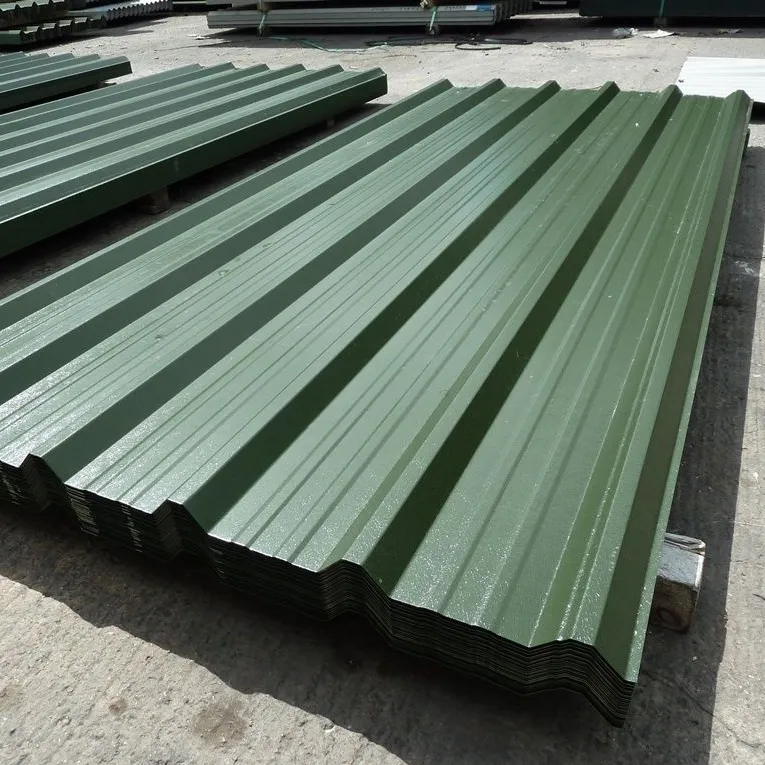 0.5mm मोटी टाटा सस्ते ppgi स्टील शीट लोहे की छत के लिए सैनिक ibr नालीदार धातु मवेशी शेड मस्कट में ओमान